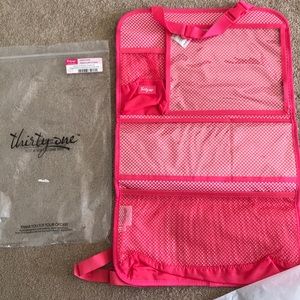 New! thirty-one Coral Hang-up Activity Organizer